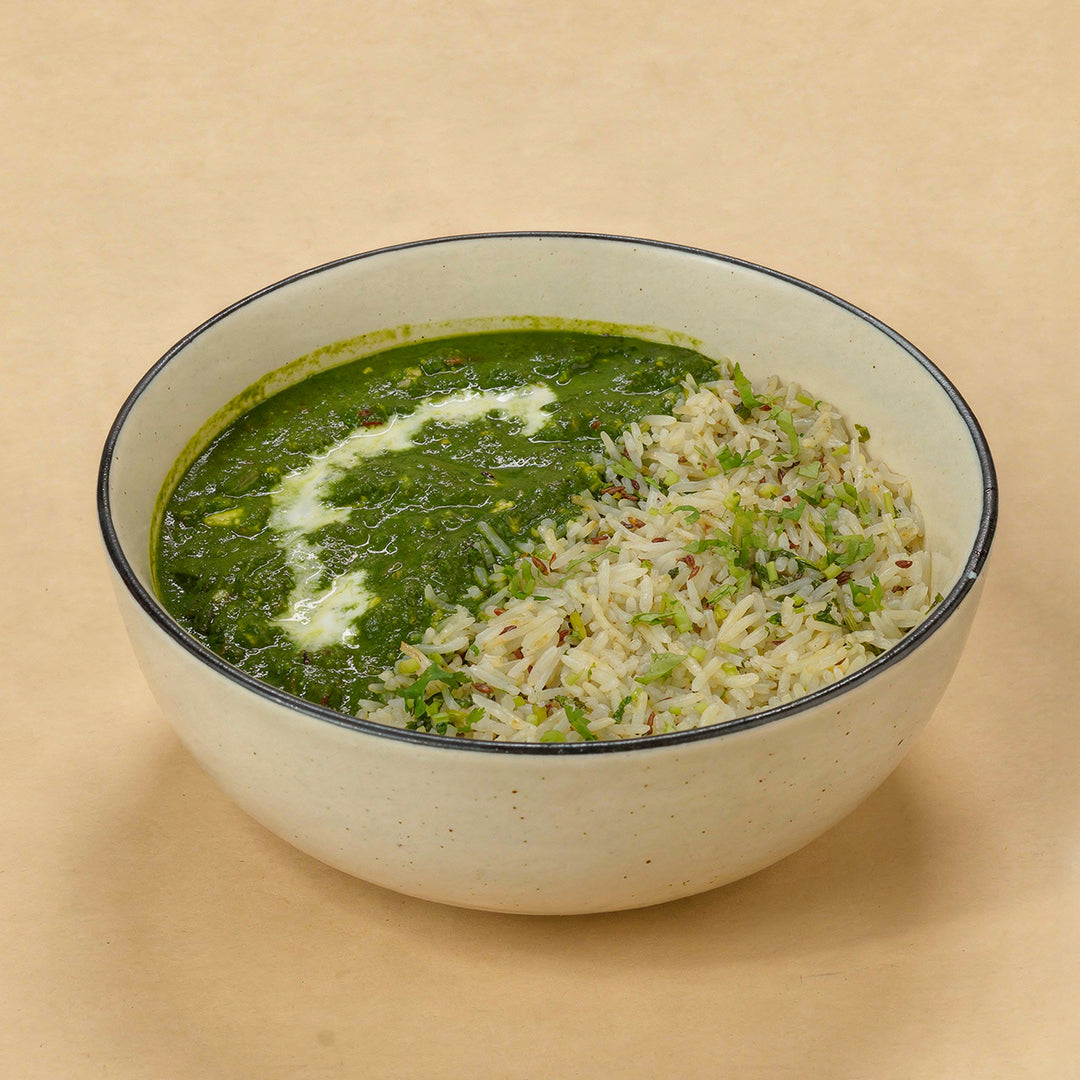 Palak Paneer & Jeera Rice Meal