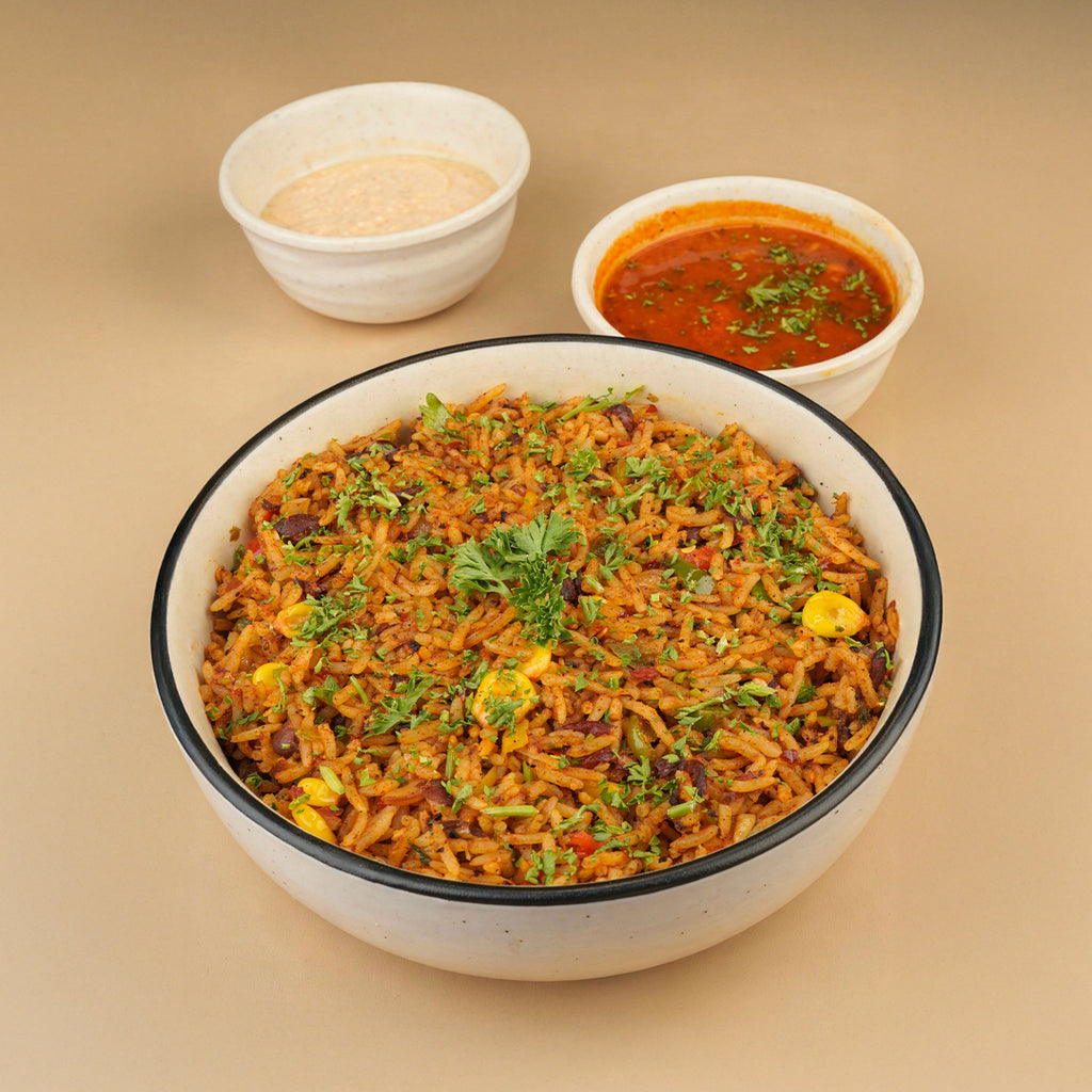 Mexican Rice with Bean Chilly