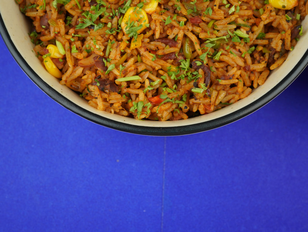 Mexican Rice with Bean Chilly