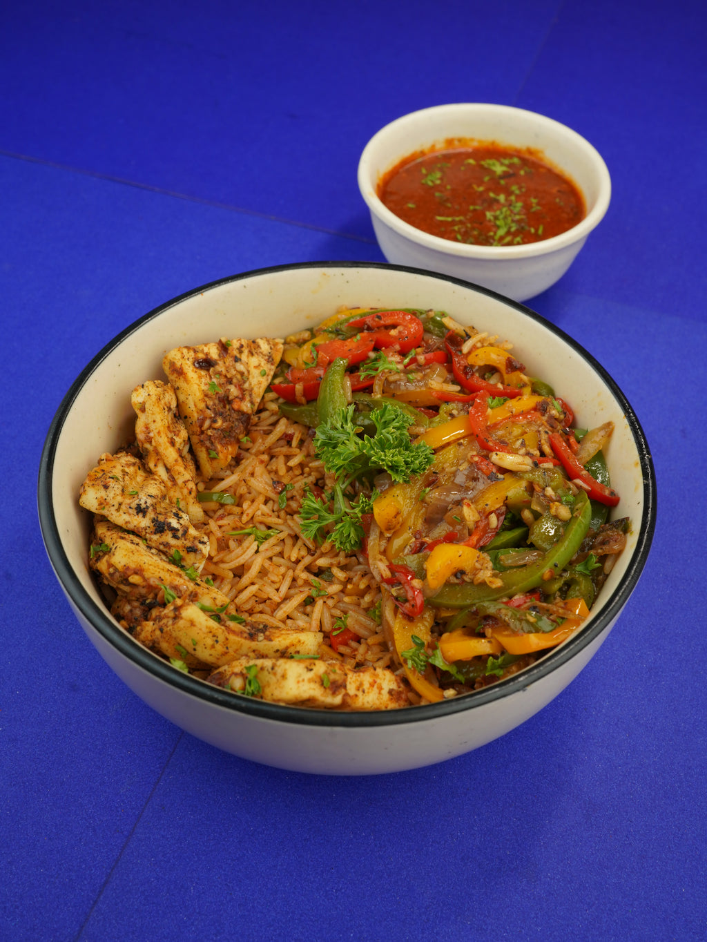 Cajun Paneer Steak Rice