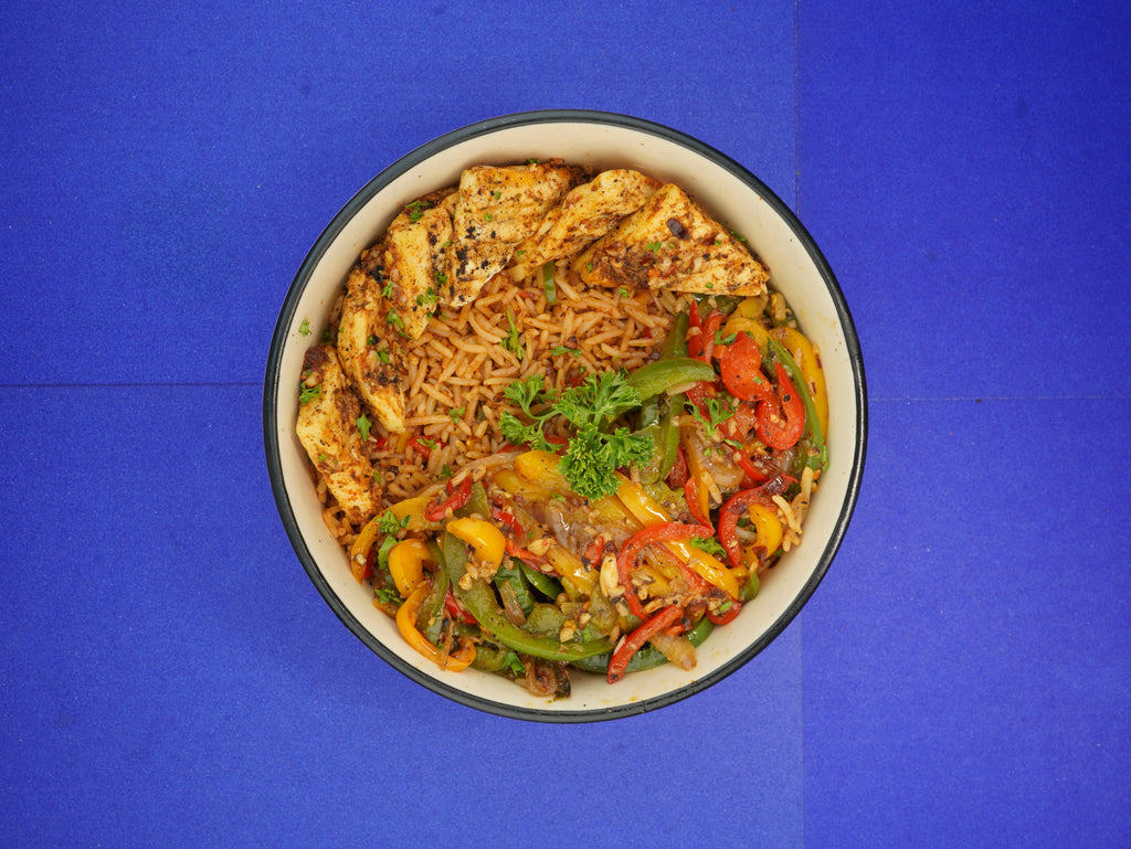 Cajun Paneer Steak Rice