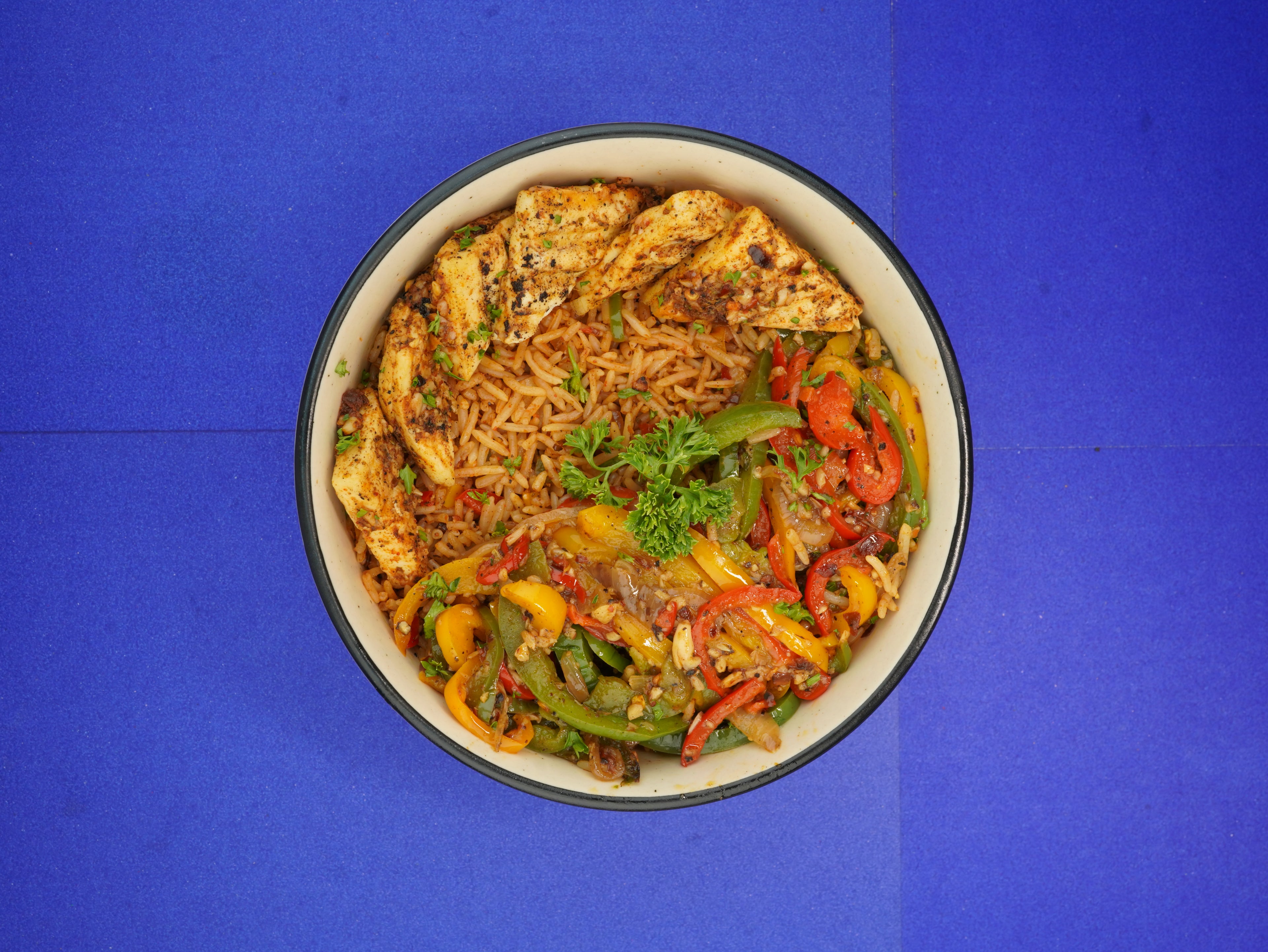 Cajun Paneer Steak Rice