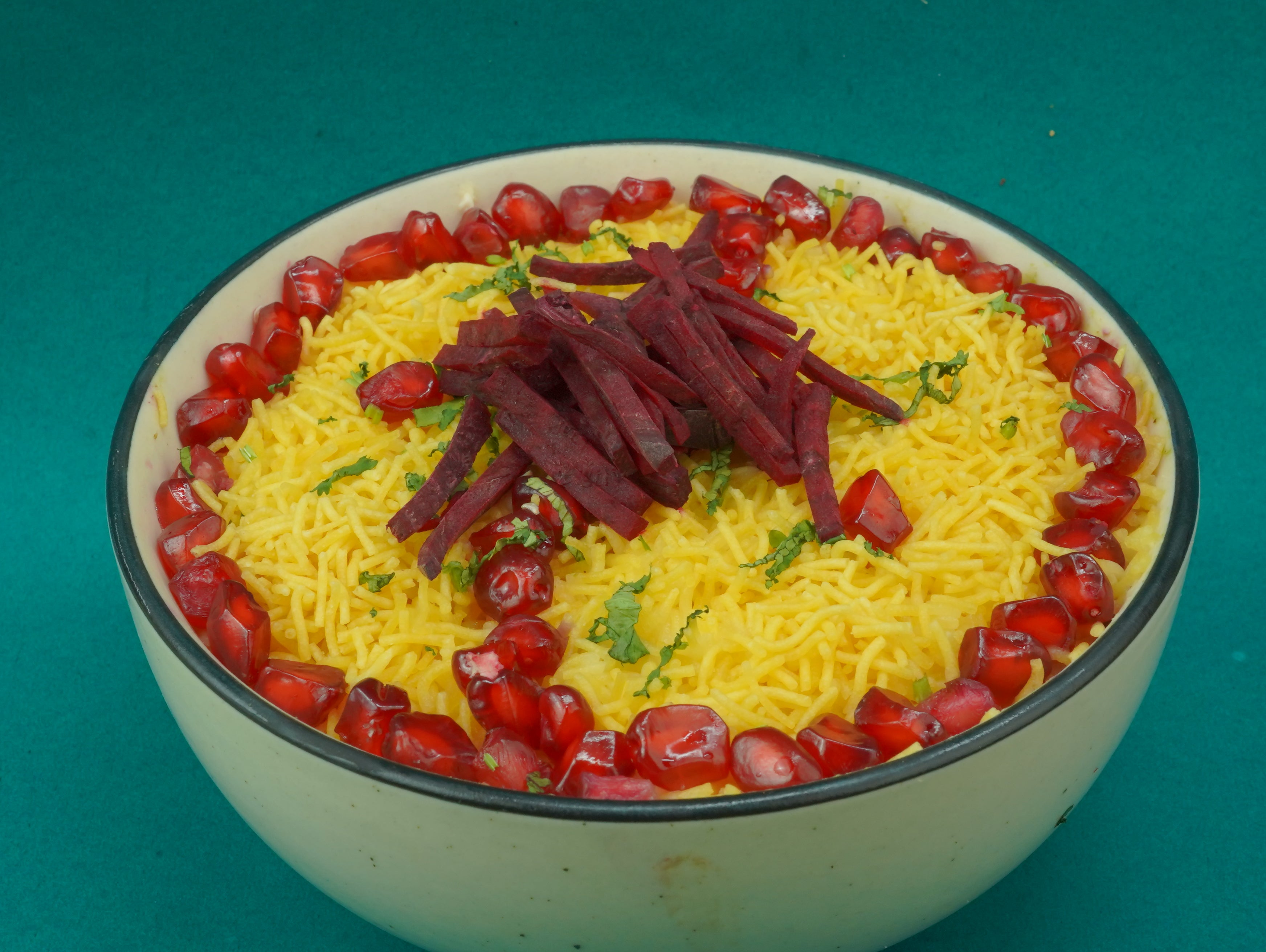 High Protein Tikki Chaat