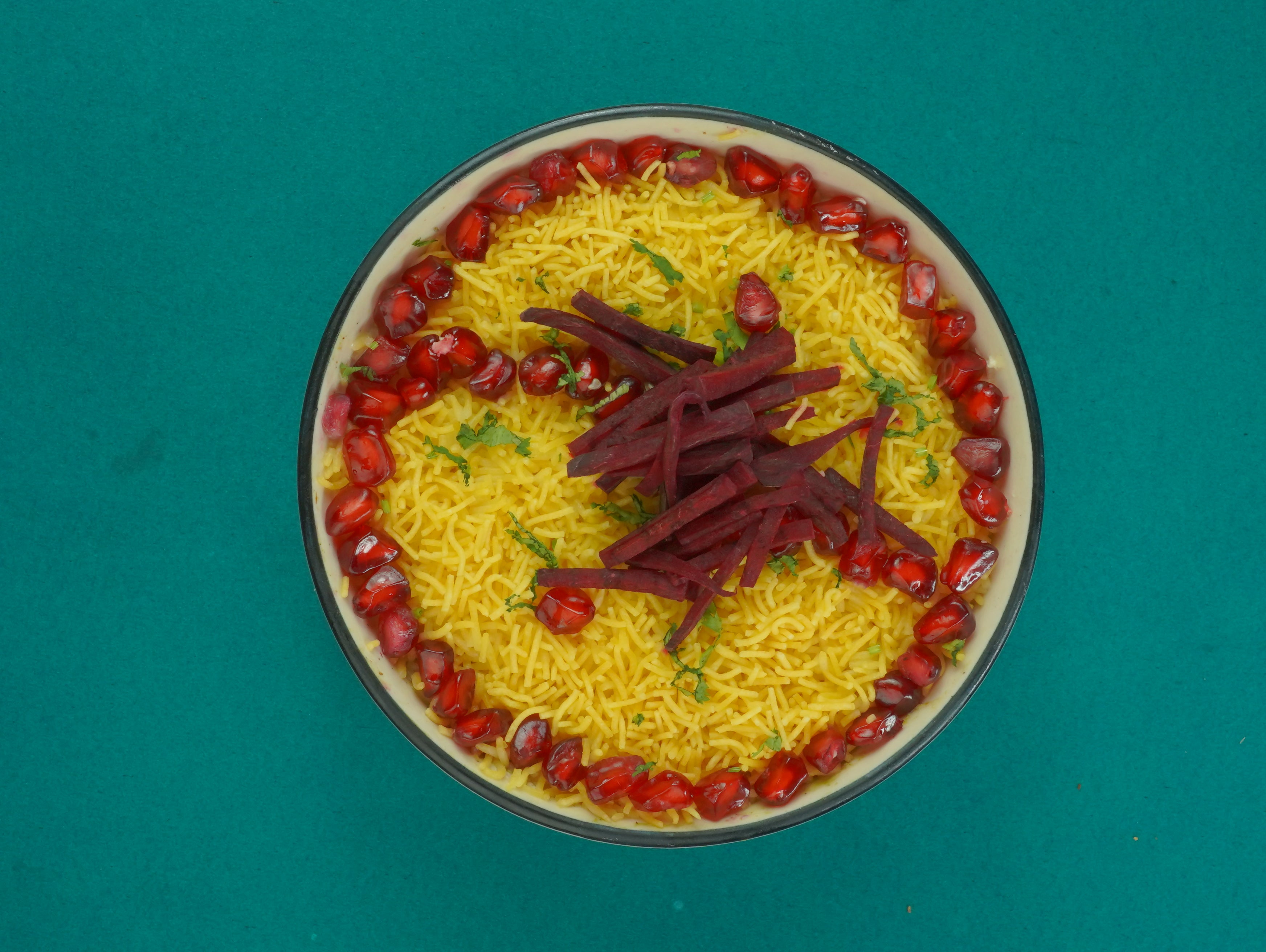 High Protein Tikki Chaat