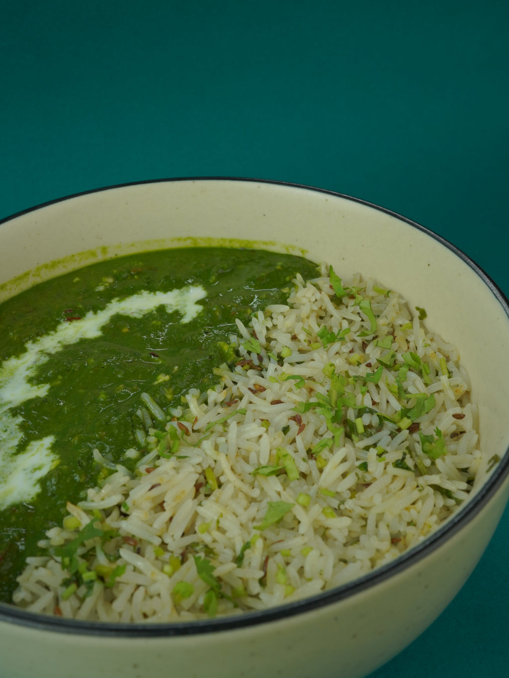 Palak Paneer & Jeera Rice Meal