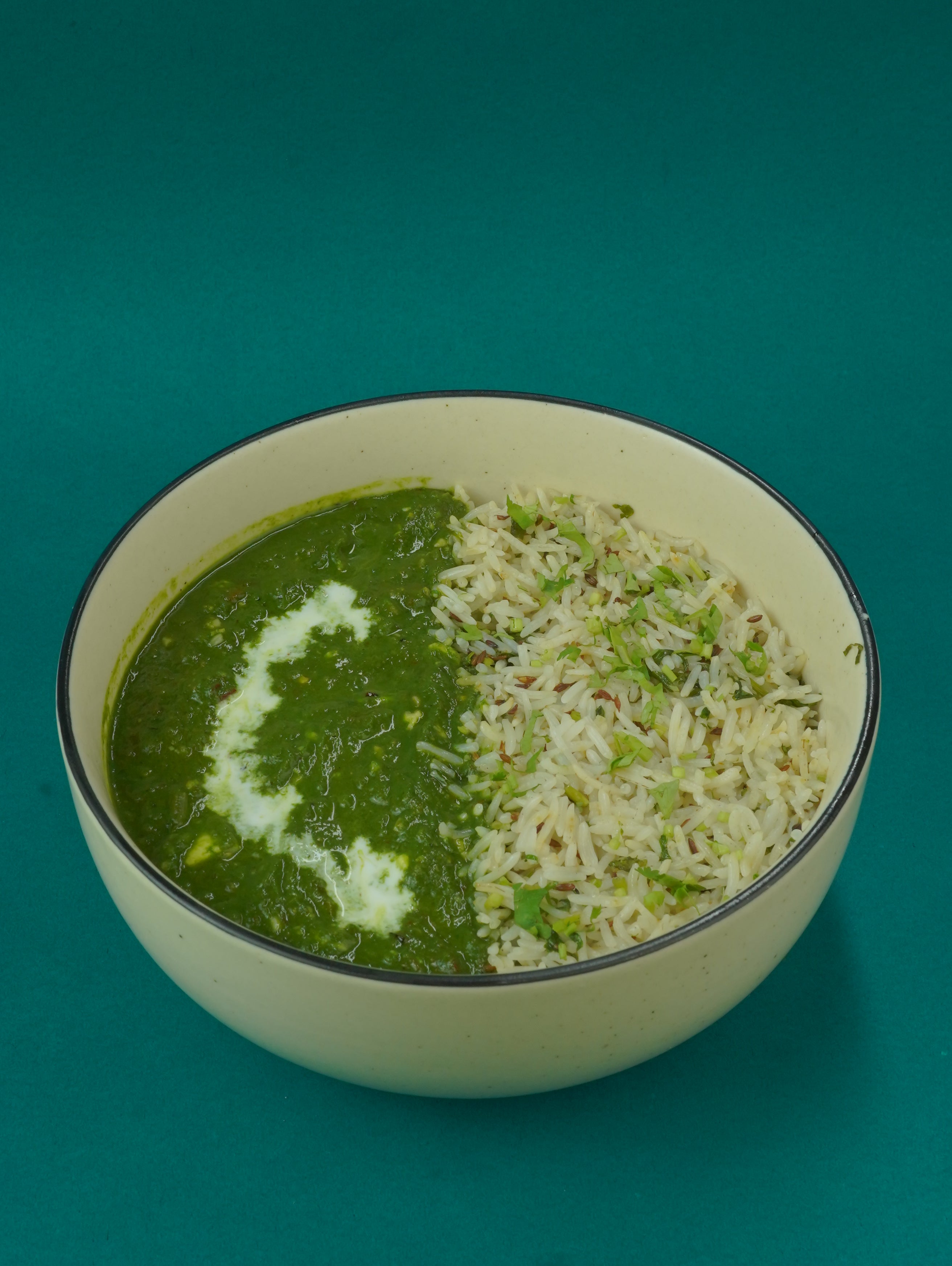 Palak Paneer & Jeera Rice Meal