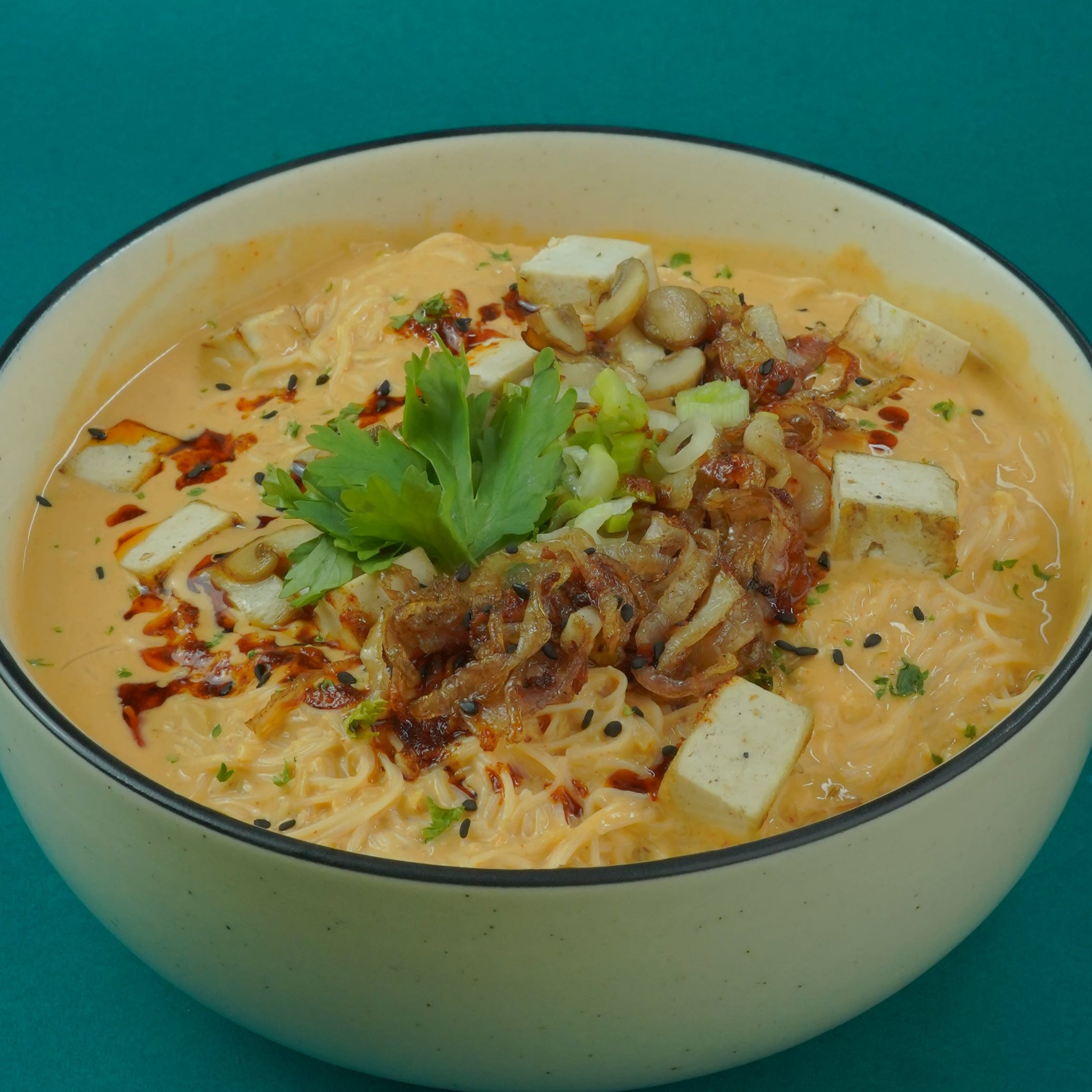 Peanut Chilly Ramen Bowl (Gluten Free)